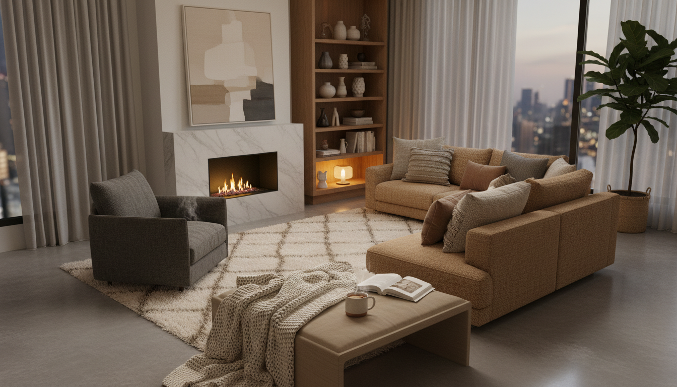 Cozy Home Essentials: Comfort, Lighting, Texture & More