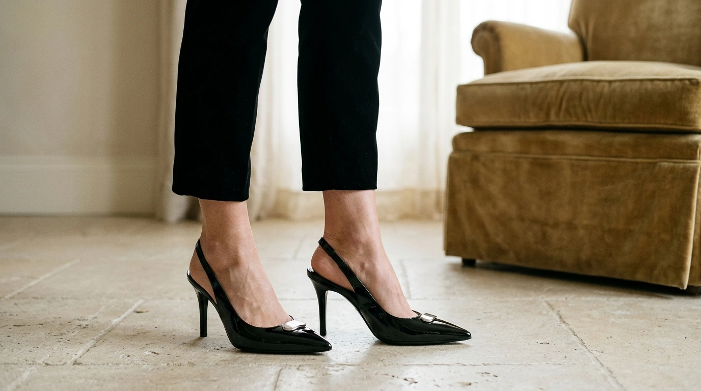 Versace Medusa Slingback Pumps: Styling and Care
